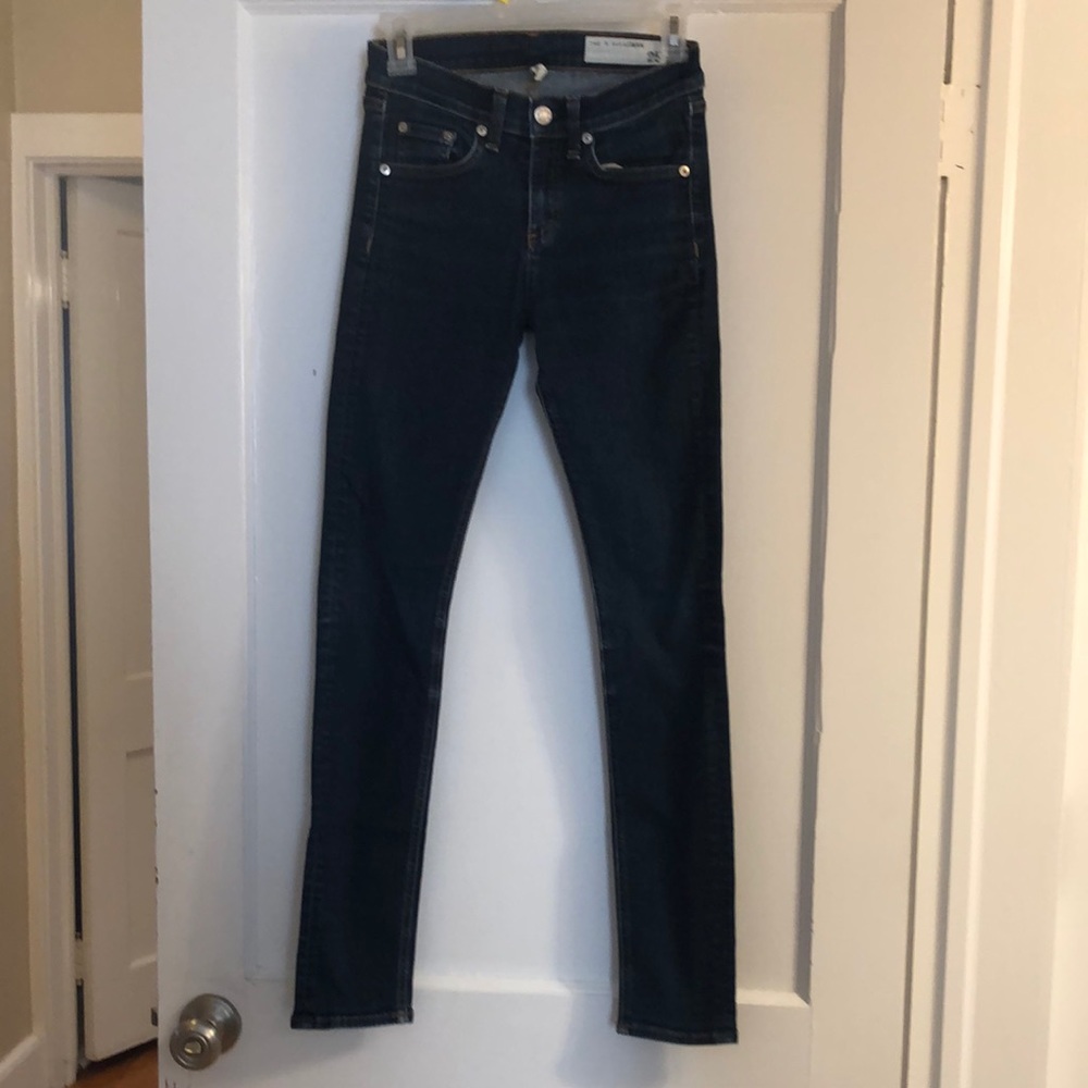Rag & bone, high rise, skinny jeans
